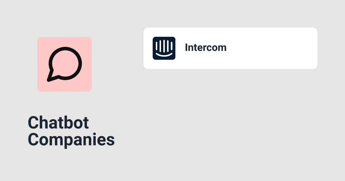 Chatbot Companies | Indie Page