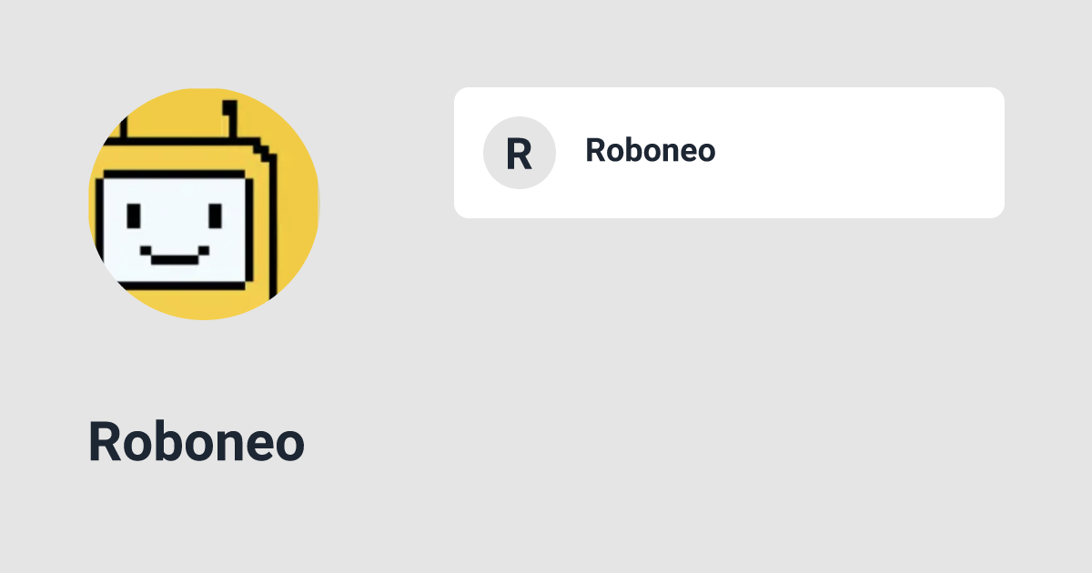 Roboneo | Indie Page